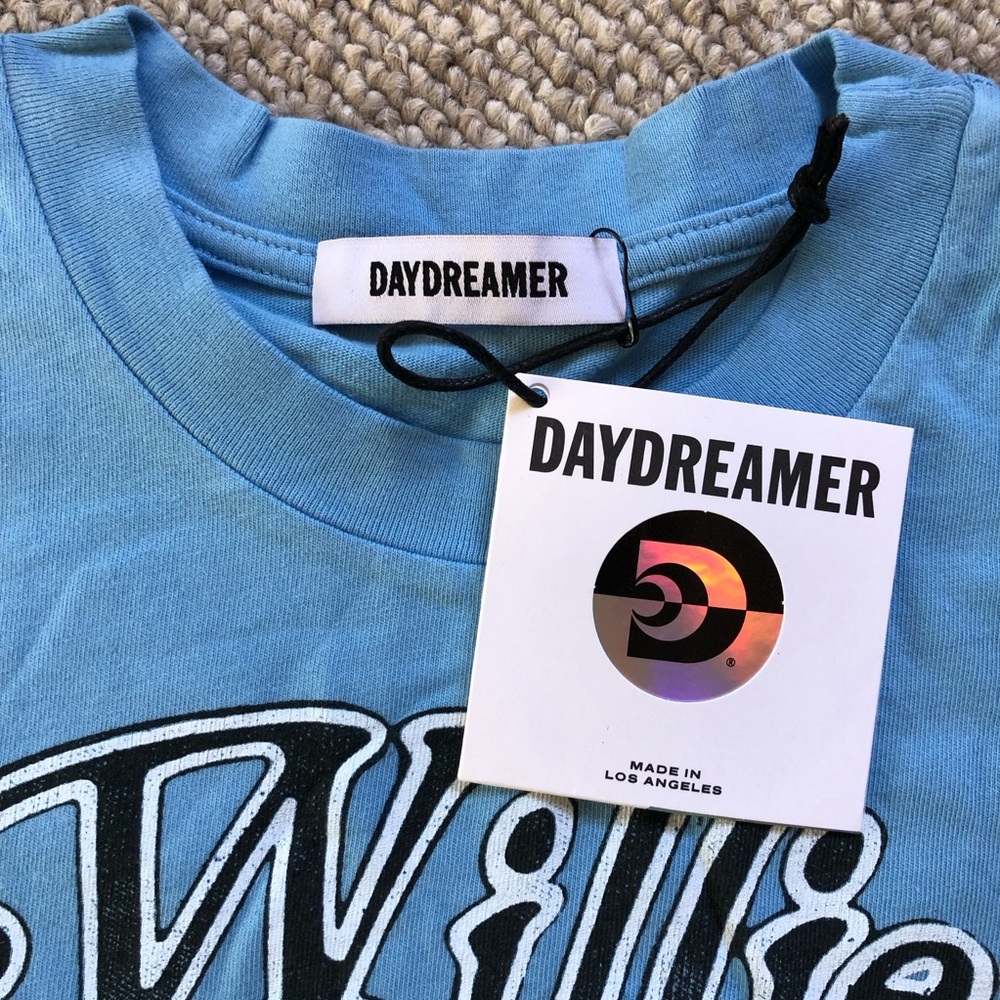 NWT Daydreamer Willie Nelson Route 66 Weekend Tee XS Blue - Picture 4 of 8